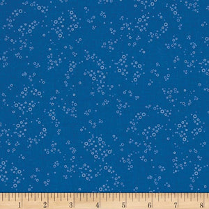 Clothworks - Sail Away Tonal Bubbles Royal Blue.Priced per 25cm