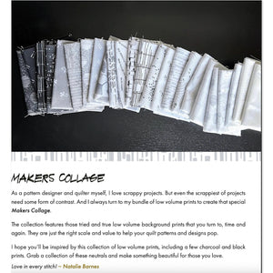 Maker's Collage Fat Quarter Bundle - 24 Fat Quarters Designed by Natalie Barnes