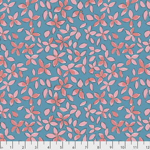 COLOR FUSION by Laura Heine Pointed Petal - Blue PWLH021.BLUE.Priced per 25cm