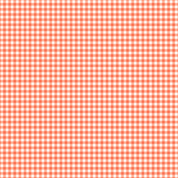 Sweet Bees Gingham Check Light Coral by SusyBee SB20368-420.Priced per 25cm