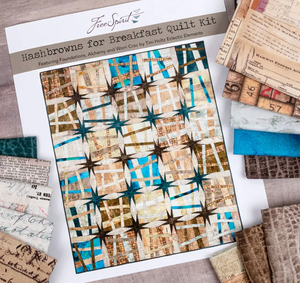 *HASHBROWNS FOR BREAKFAST Quilt Kit Designed with TIM HOLTZ fabric