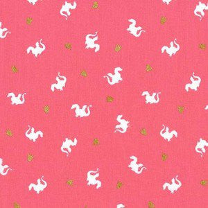 Magic BY Sarah Jane - Baby Dragon in Pink Metallic.Priced per 25cm.